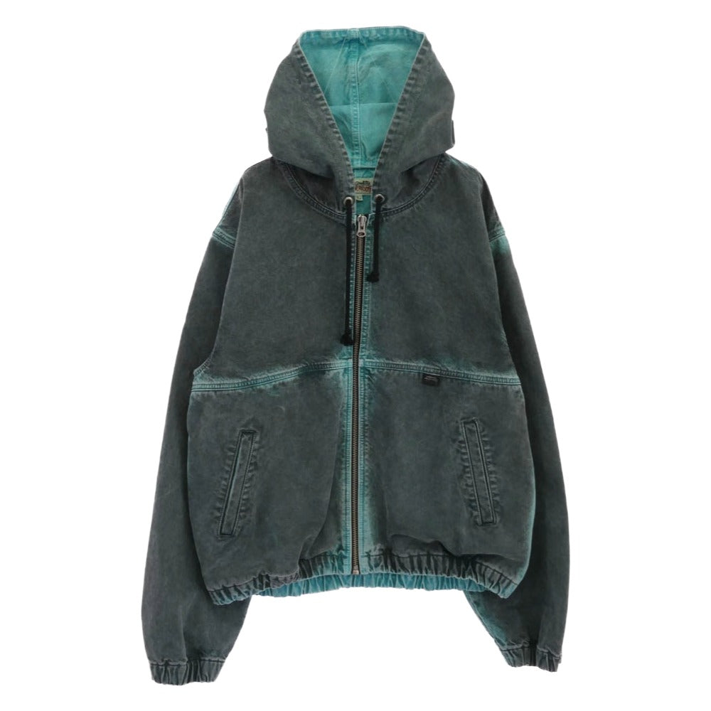 STUSSY ステューシー Spray Dye Hooded Work Jacket スプレー ダイ 