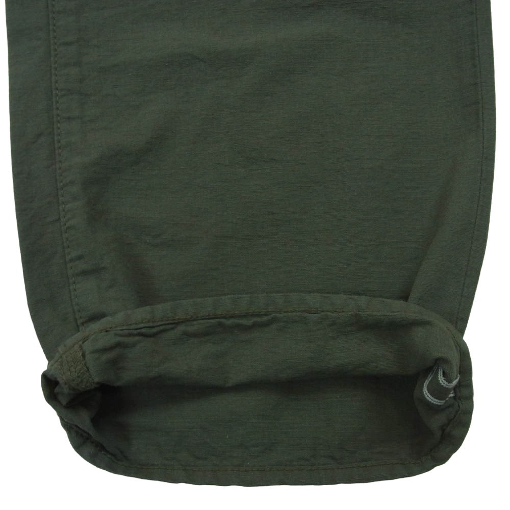 ONI DENIM 鬼デニム ONI200-8GG 8oz Betacham Green Gray Wide Straight 8oz ベタシャン シャンブレー セルビッチ ワイドストレート パンツ カーキ系 30【新古品】【未使用】【中古】