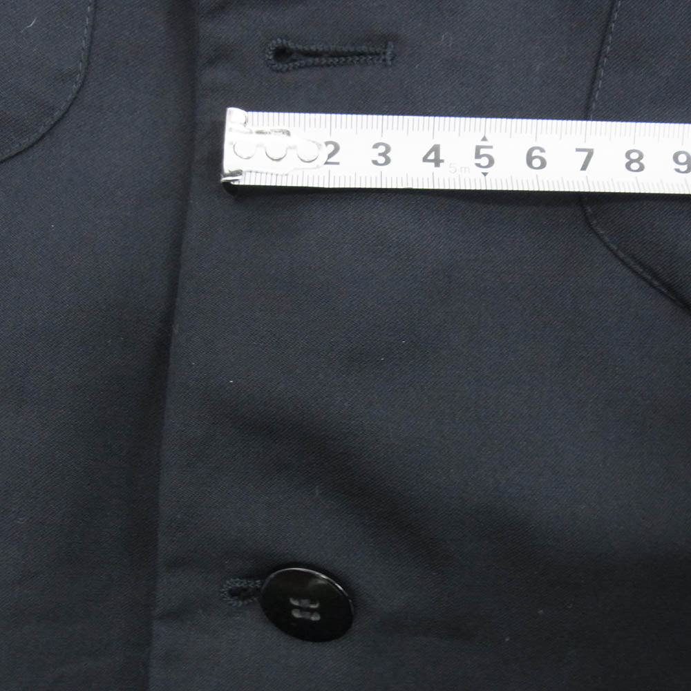 Gianni Versace ジャンニ・ヴェルサーチ 25BAVC セットアップ 3Bボタン シングル テーラードジャケット 3タック スラックスパンツ ダークネイビー系 ジャケット表記サイズ無 パンツサイズ46【中古】