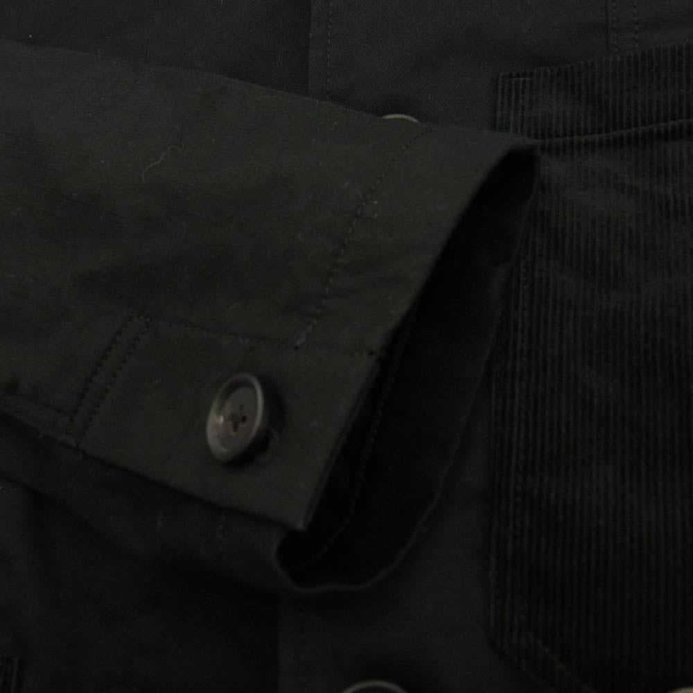 Yohji Yamamoto ヨウジヤマモト UB-J05-803 S'YTE サイト VARIOUS FABRICS CRAZY PATCHWORK JACKET 異素材切替 クレイジーパッチワーク テーラードジャケット ブラック系 4【中古】