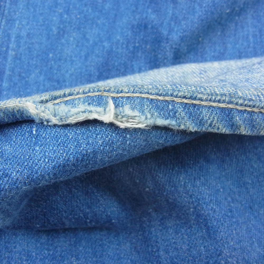 AURALEE オーラリー 22AW A22AP02SD SELVEDGE LIGHT DENIM PANTS セルビッジ ライト デニムパンツ ジーンズ インディゴブルー系 3【中古】