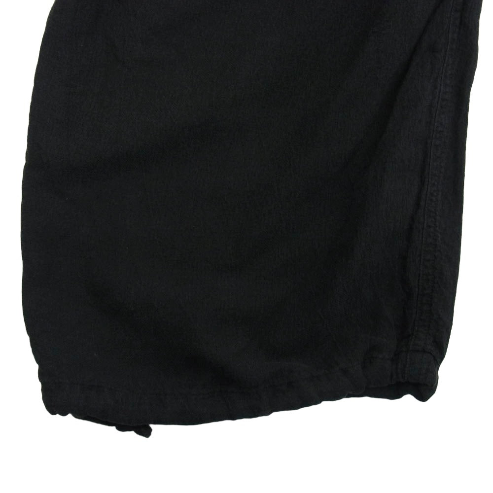 COMOLI コモリ 25SS B01-03018 フェードブラック ニータックパンツ ブラック系 2【中古】