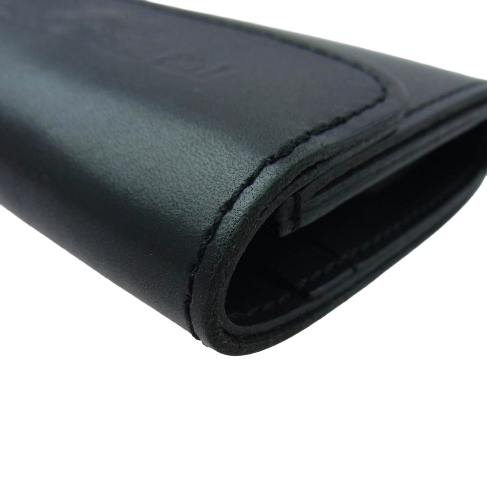 HideandSeek ハイドアンドシーク Leather Wallet Short カウレザー レザーウォレット ブラック系【美品】【中古】