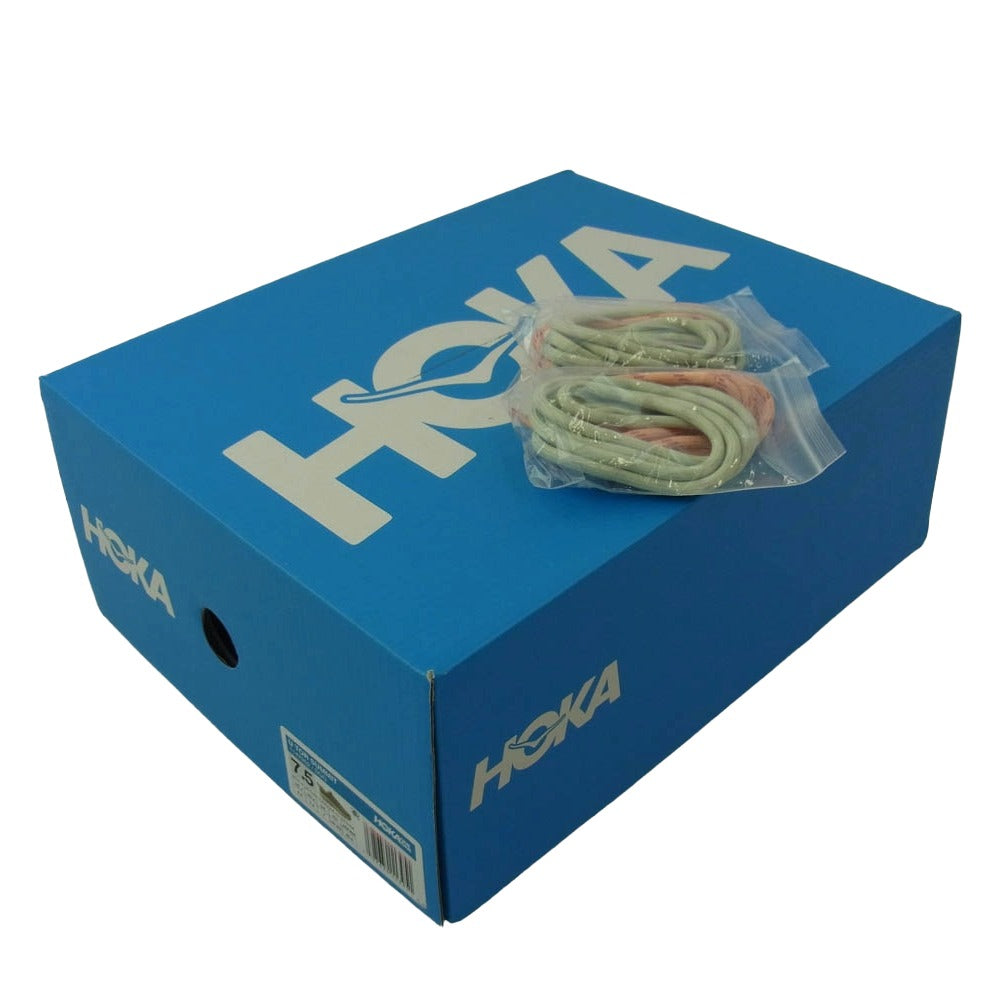 HOKA ONE ONE ホカ オネオネ 1147952 U TOR SUMMIT トーサミット スニーカー グリーン ライトグリーン系 25.5cm【極上美品】【中古】