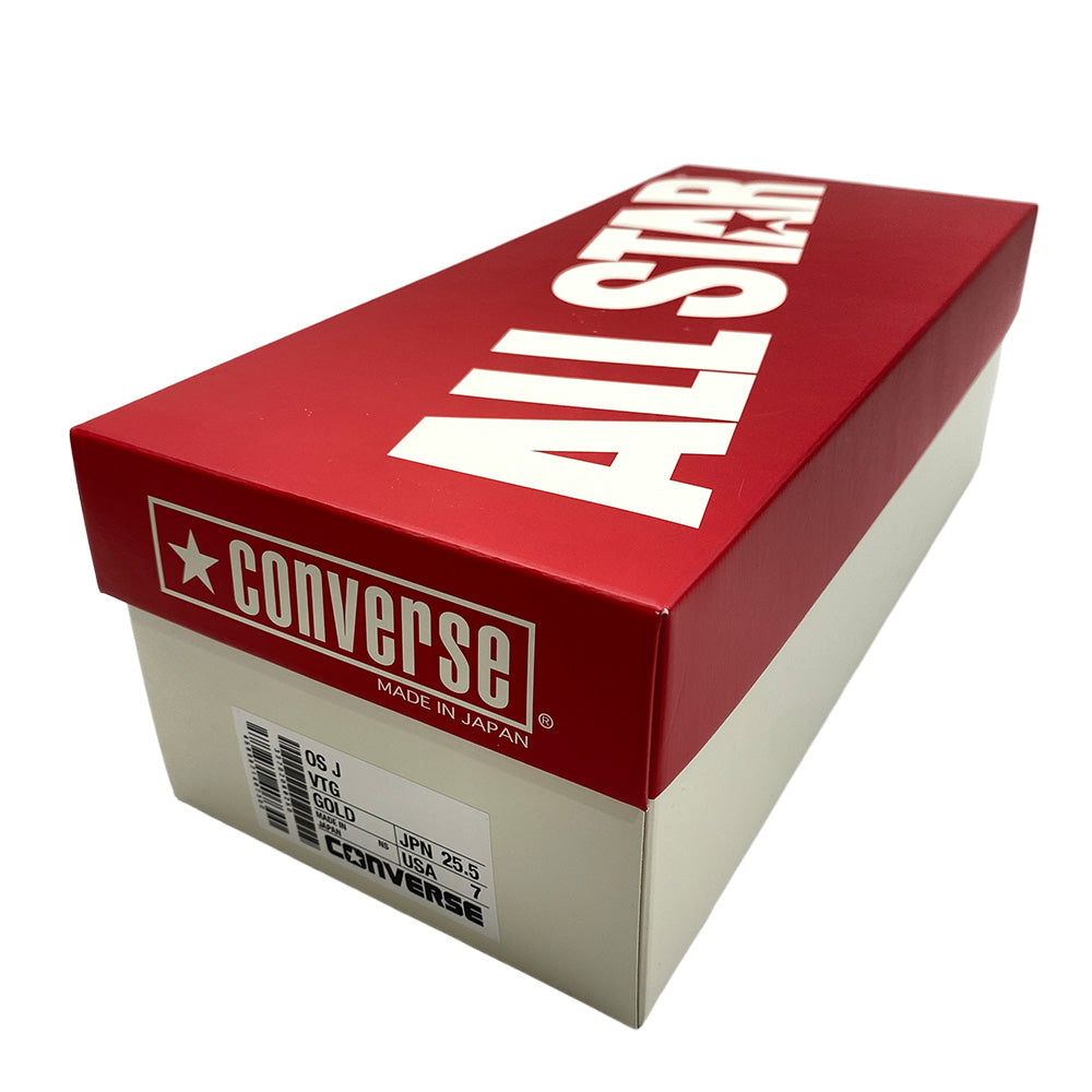 CONVERSE コンバース 33702060 ONE STAR J VTG GOLD ワンスター J スエード ゴールド ローカット スニーカー 25.5cm【中古】