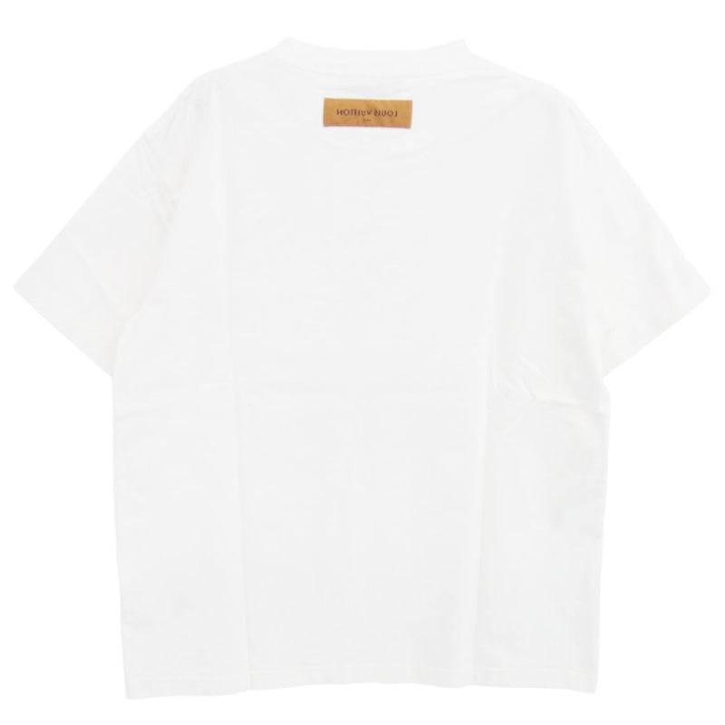 ルイヴィトン ホワイト エンボスロゴ Tシャツ 半袖 LOUIS VUITTON ホワイト エンボスロゴ Tシャツ 半袖 LOUIS VUITTON