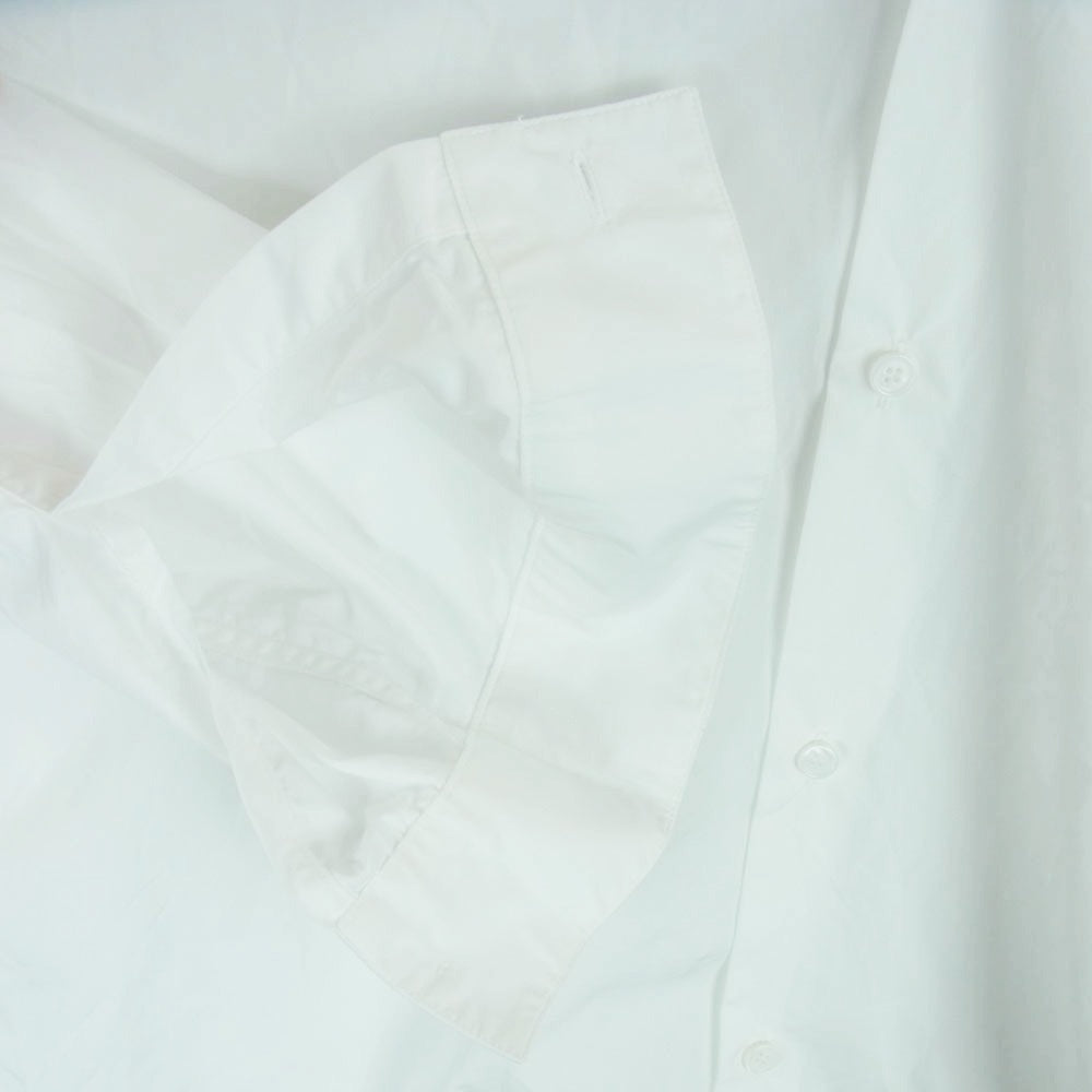 OAMC オーエーエムシー 23SS 23E28OAU54 MARK SHIRT フォトプリント パッチ 長袖 シャツ ルーマニア製 ホワイト系 L【中古】