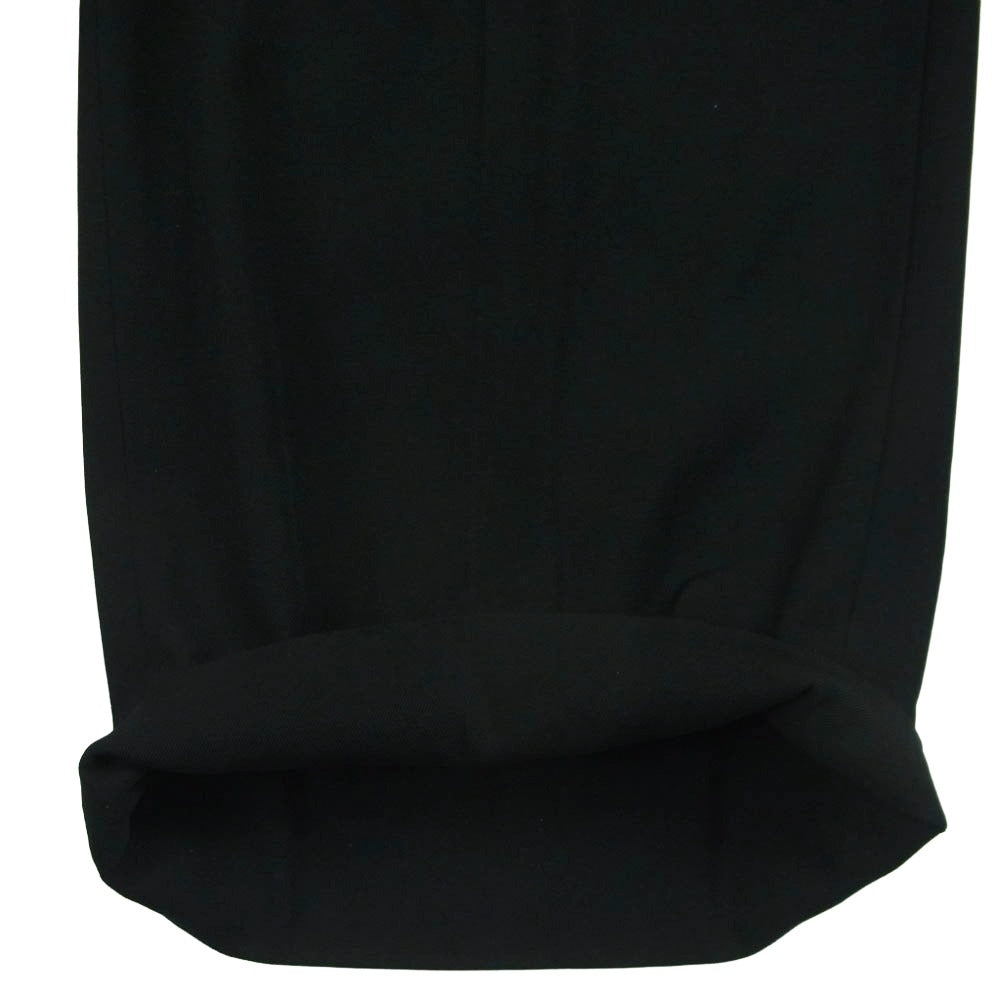 THE RERACS ザリラクス 24AW 24FW-REPT-221-J THE SLACKS NO TUCK STRAIGHT ノータック ストレート スラックス パンツ ブラック系 48【中古】