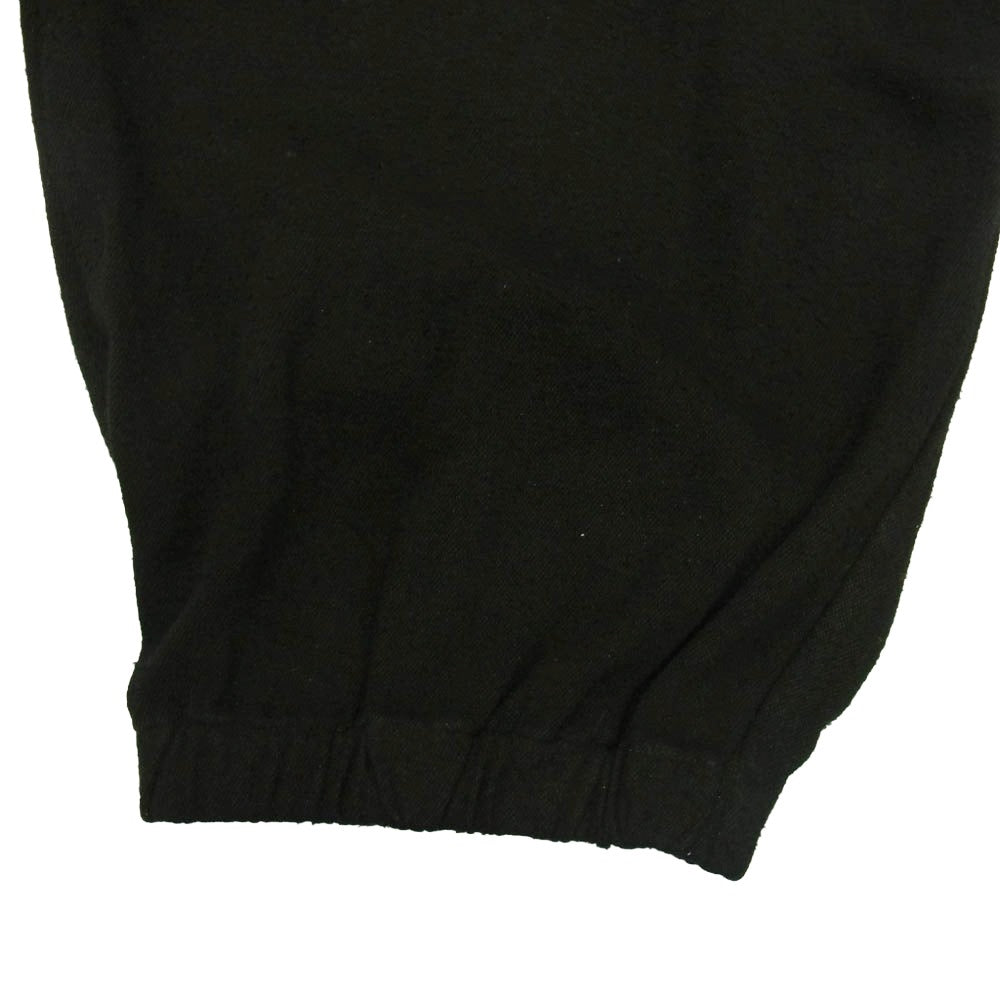 COMOLI コモリ 25SS B01-03003 シルクネップジップ ドローストリングパンツ ブラック系 2【中古】