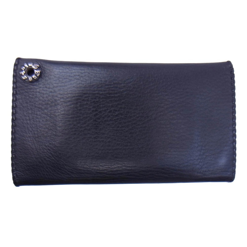 ヴァンアンバーグレザーズ 三つ折り レザー ロング ウォレット 財布