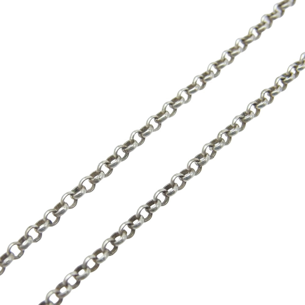 CHROME HEARTS クロムハーツ(原本無) NECKCHAIN R18 ロールチェーン 18inch 18インチ ネックレス シルバー系【中古】