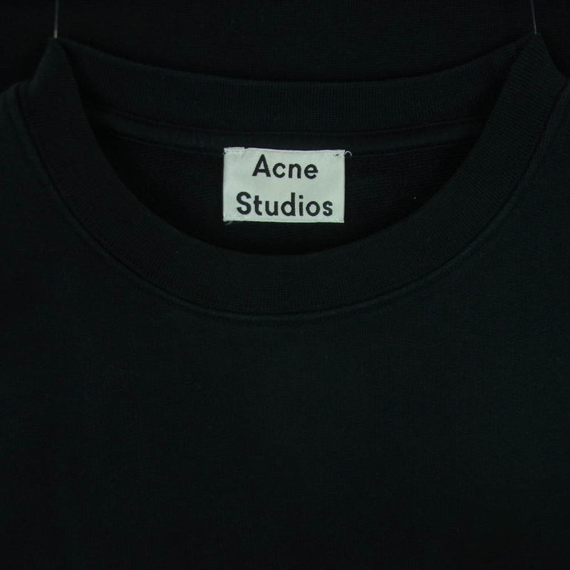 Acne Studios ブラック トレーナー XS Acne Studios アクネ ブラック