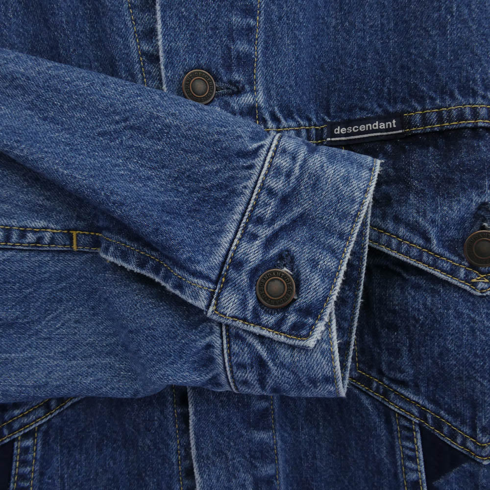 DESCENDANT ディセンダント 25AW 252WVDS-JKM01 TRUCKER DENIM JACKET トラッカー デニム ジャケット インディゴブルー系 3【中古】