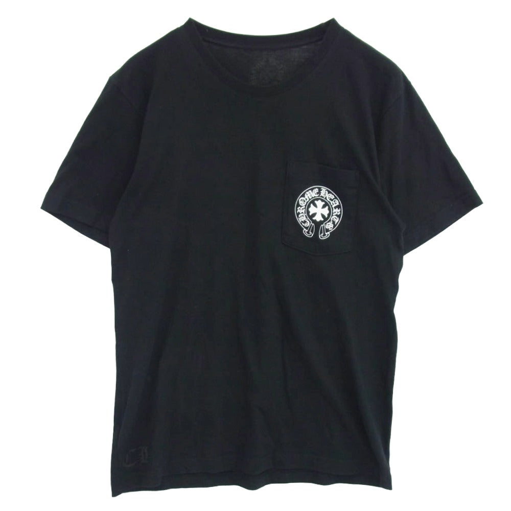 CHROME HEARTS クロムハーツ(原本無) TOKYO WORDS SS TEE 東京限定 バック英字プリント クルーネック半袖Tシャツ ブラック系 M【中古】