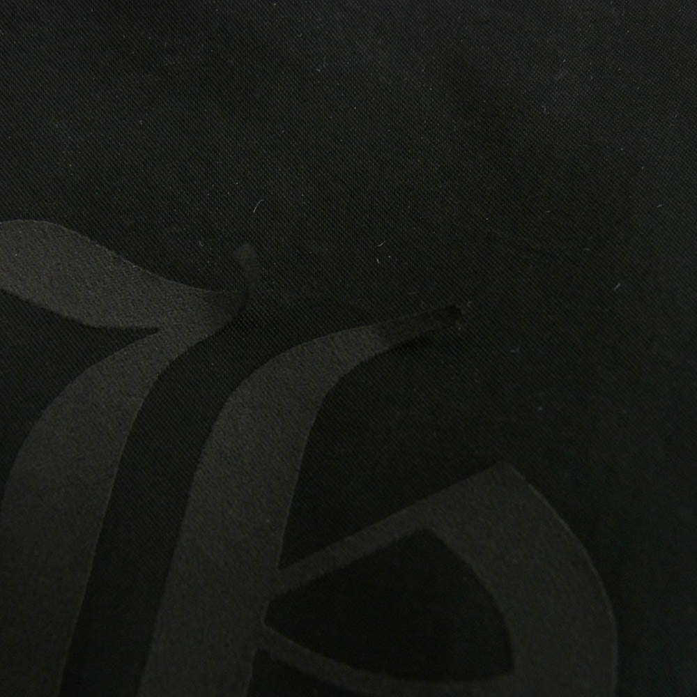 CHROME HEARTS クロムハーツ(原本無) RIGGINS FBRC 英字プリント クロスボールボタン ナイロン コーチジャケット ブラック系 L【中古】