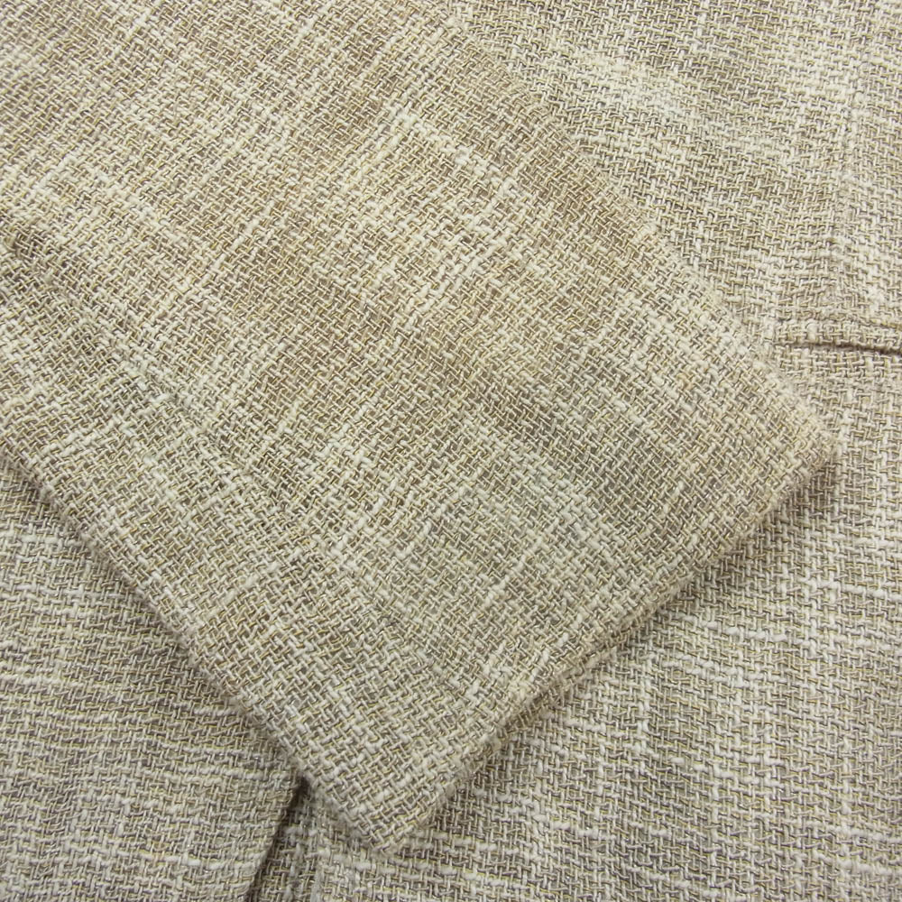 ARMANI COLLEZIONI アルマーニコレッツォーニ テーラード ジャケット ベージュ系 46【中古】