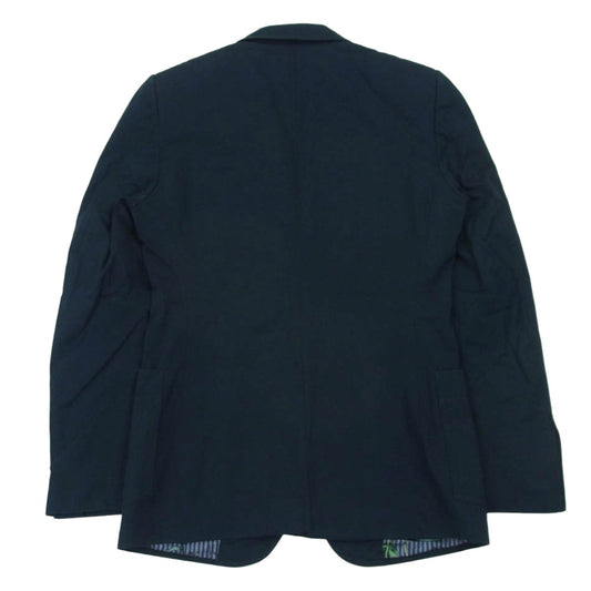 GUCCI グッチ 308095 Z3476 裏地総柄 テーラード ジャケット コットン ネイビー系 46R【中古】