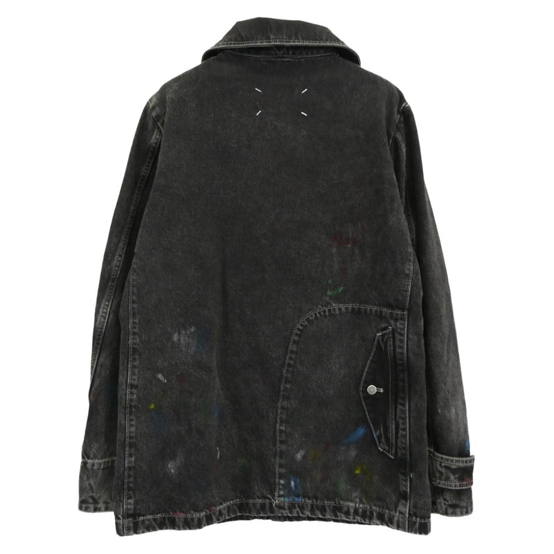 Maison Margiela メゾンマルジェラ ブラックデニムカバーオール Maison Margiela MAISON MARGIELA メゾンマルジェラ 1 10 デニム