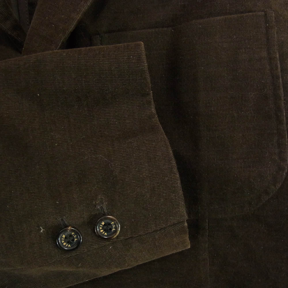 VISVIM ビズビム Corduroy Jacket コーデュロイ ジャケット ダークブラウン系 M【中古】