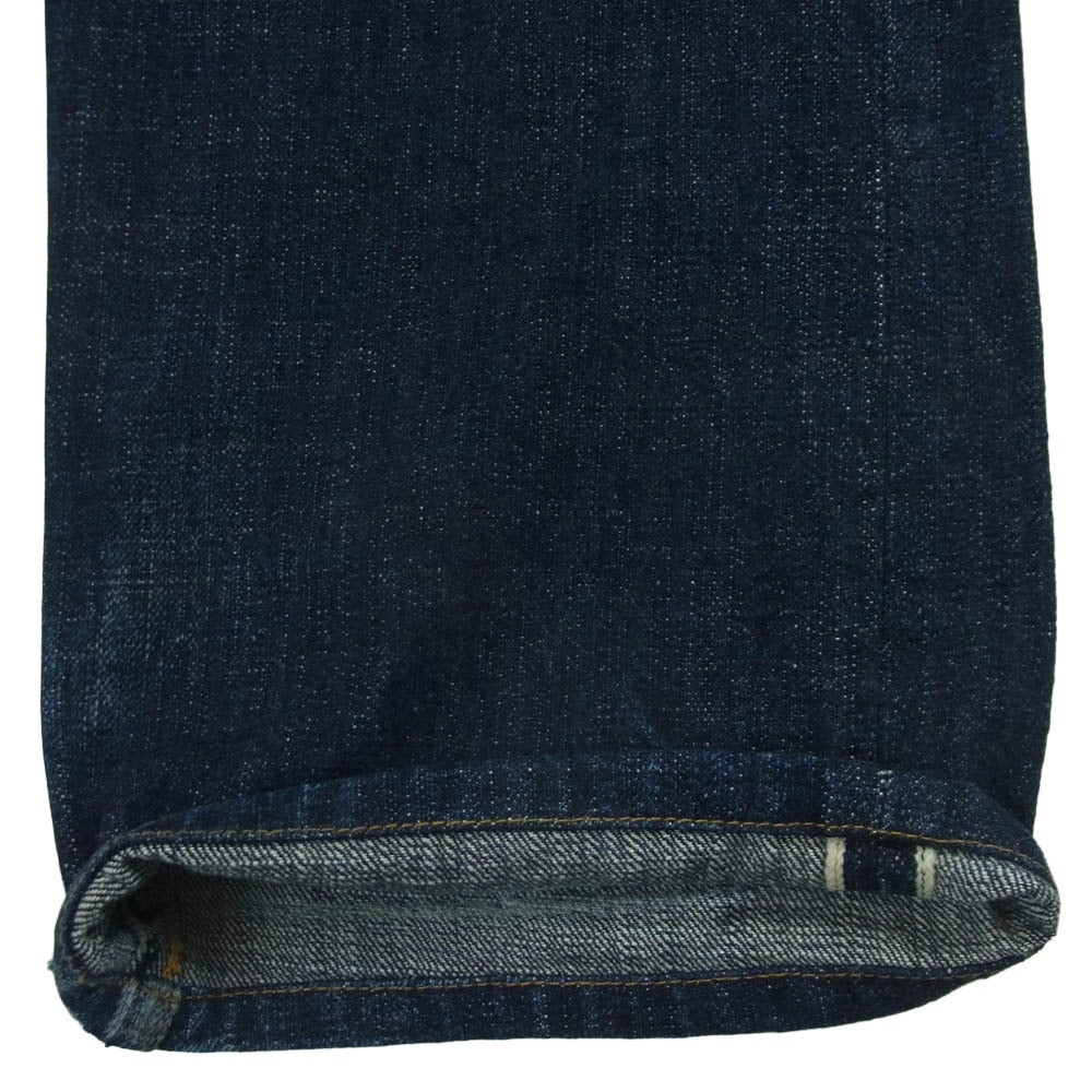 トロフィークロージング 1605 Standard Dirt Denim 14.5oz セルビッチ デニム パンツ インディゴブルー系 32【中古】