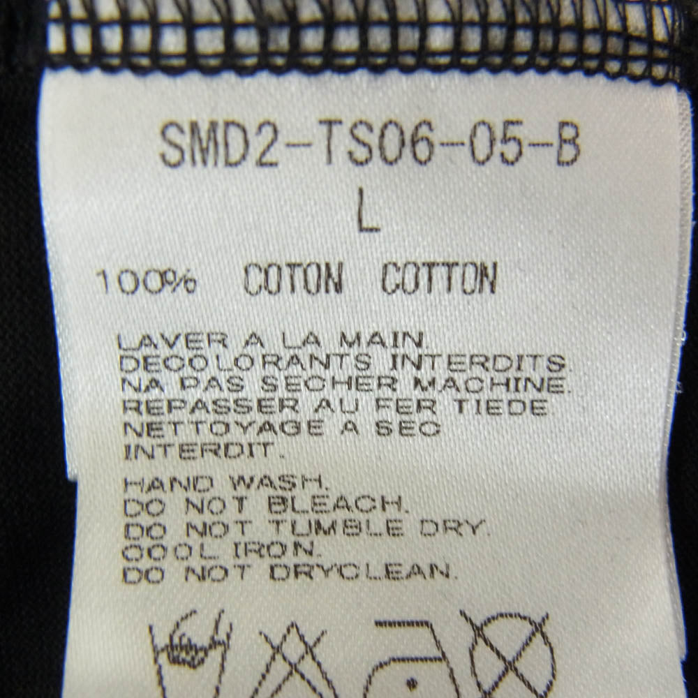 mastermind JAPAN マスターマインドジャパン 13SS × STUSSY dreaming ステューシー ドリーミング スカル プリント 半袖 Tシャツ ブラック系 レッド系 L【中古】