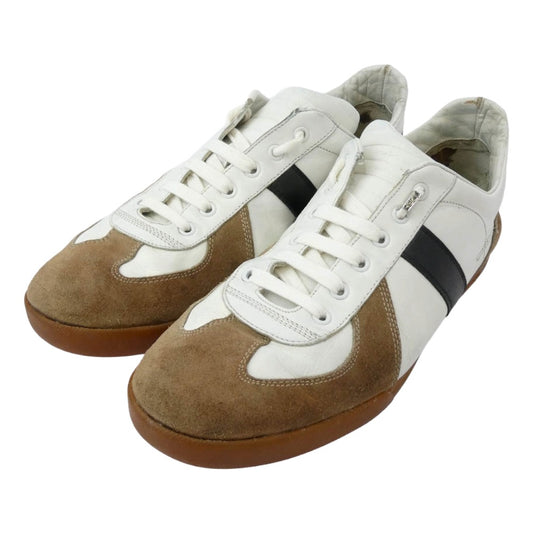 DIOR HOMME ディオールオム 05AW エディ期 B01 ジャーマン トレーナー ローカット スニーカー ライトブラウン系 ホワイト系 43【中古】