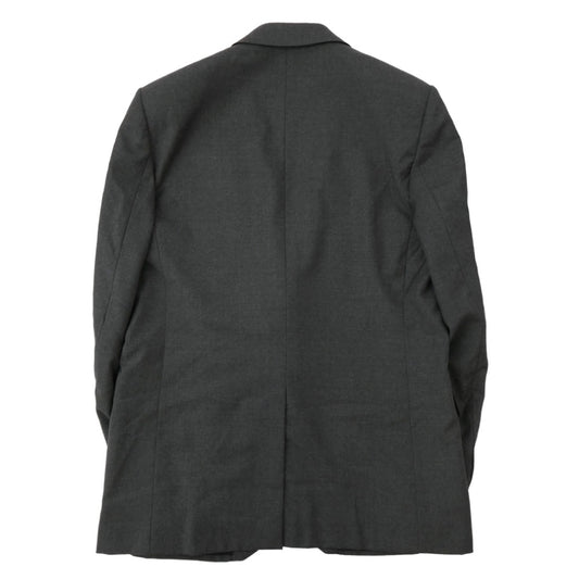 DIOR HOMME ディオールオム 8E3121490558 ラペル裏サテン切替 ピークドラペル シングル 1B ウール テーラード ジャケット グレー系 50【中古】