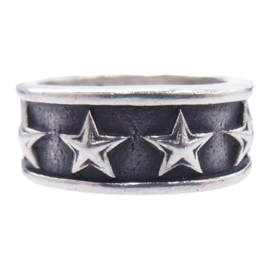 Cody Sanderson コディサンダーソン Hollow Star Ring ホロ― スター リング シルバー系 XXL 21号【中古】