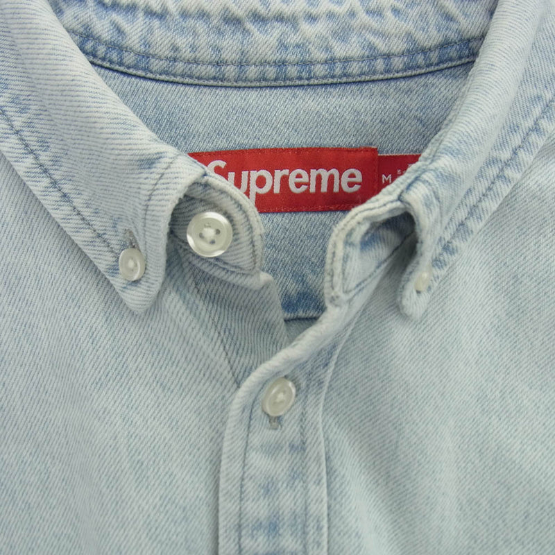 Supreme シュプリーム 24SS Small Box Shirt Washed Blue スモール