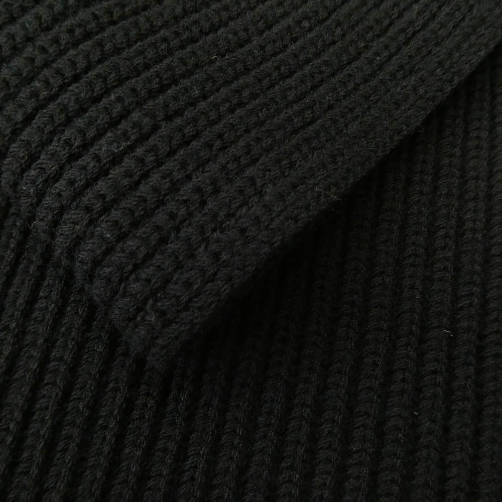 MAISON MARGIELA メゾンマルジェラ S50TE0082 四つタグ 14 ニット マフラー ブラック系【中古】