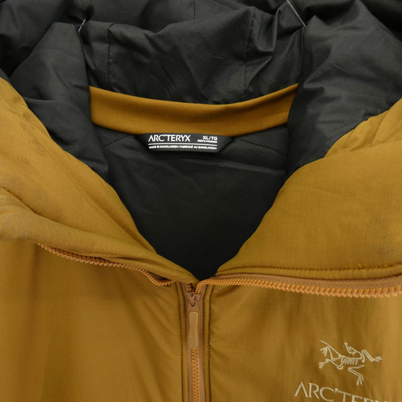 ARC'TERYXATOM AR HOODY中綿ジャケットイエロー ARC'TERYX