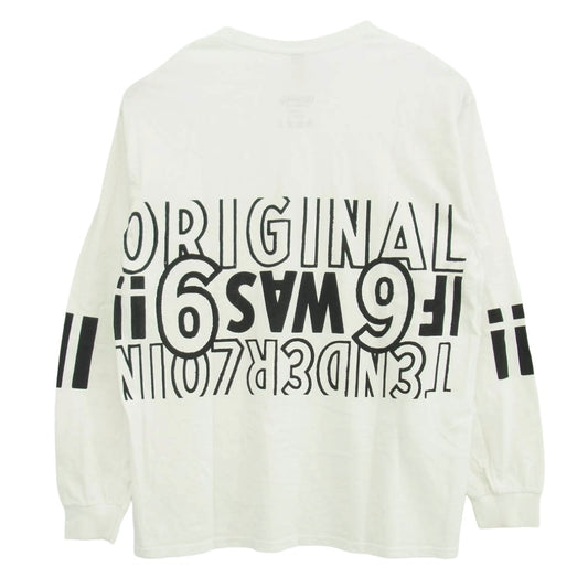 TENDERLOIN テンダーロイン 22SS LONG SLEEVE TEE POCKET ロングスリーブ ポケット 長袖 Tシャツ カットソー ホワイト系 L【中古】