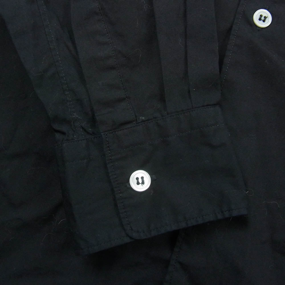 COMME des GARCONS HOMME PLUS コムデギャルソンオムプリュス EVER GREEN エバーグリーン スタッズ装飾 レギュラーカラー 長袖 シャツ ブラック系 SS【中古】