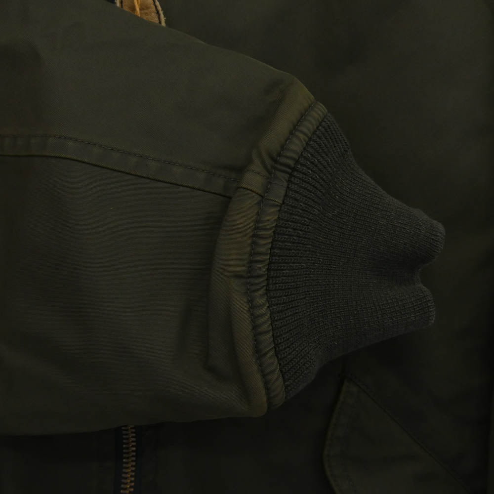 RRL ダブルアールエル 23AW MNRROTW16020120 ロンハーマン別注 Flight Jacket フライト ボンバー ジャケット ブルゾン グレー系 M【極上美品】【中古】