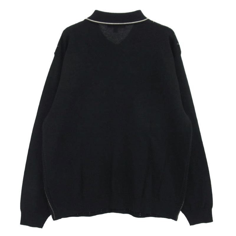 Supreme Herringbone Cardigan Lサイズ ブラック Supreme Herringbone Cardigan 