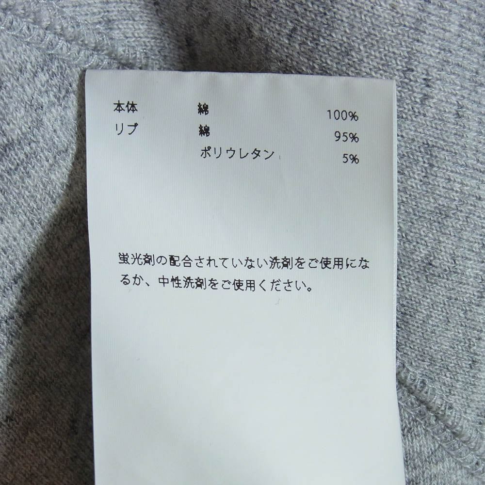 MADISON BLUE マディソンブルー MB224-7005 HELLO SWEAT L/S URAKE DYED スウェット トレーナー グレー系 02(M)【中古】