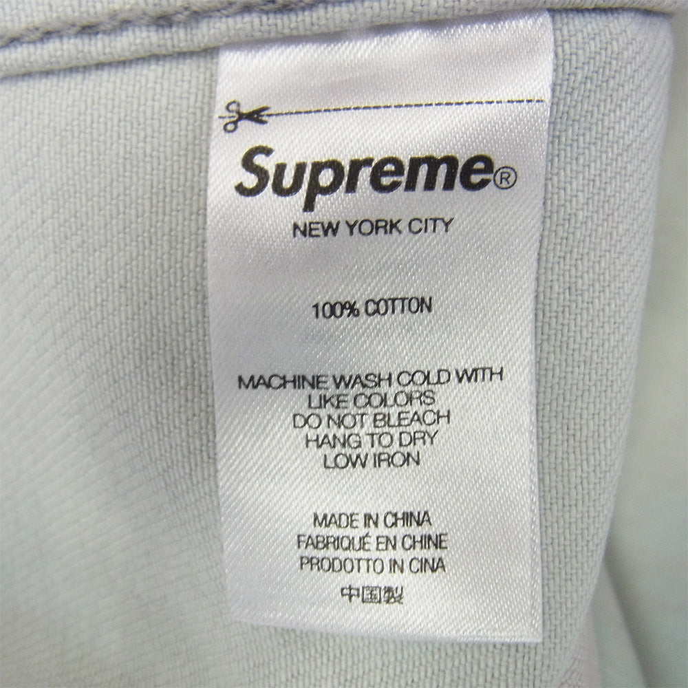 Supreme シュプリーム 21AW Nas DMX Collage Denim Chore Coat ナズ ムービーフォト 総柄 チョアコート カバーオールジャケット マルチカラー系 L【中古】