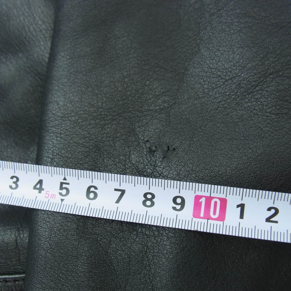 KADOYA カドヤ K's Leather ケイズ レザー 襟ボア ライナー付き レザー ライダース ジャケット ブラック系 M【中古】