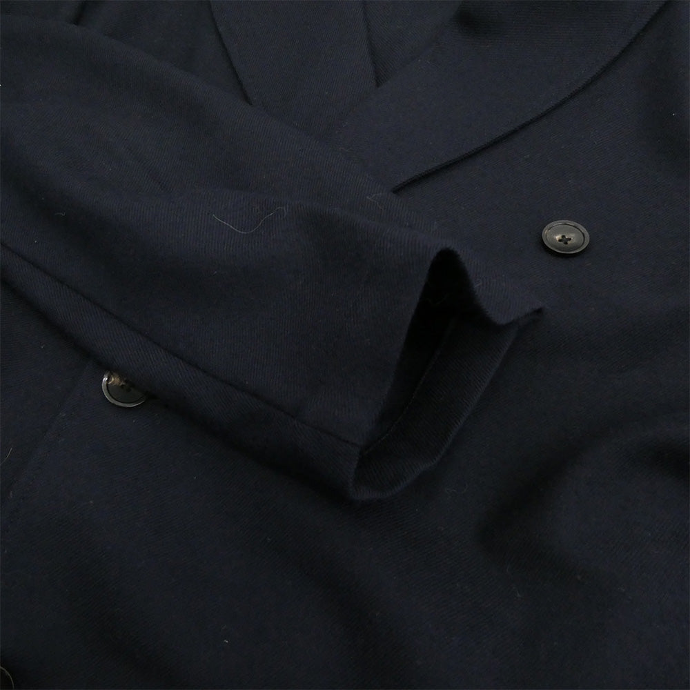 marka マーカ M22C-07JK01C W.B SHIRT JACKET ダブルブレステッド ウール シャツジャケット ネイビー ブラック系 2【極上美品】【中古】