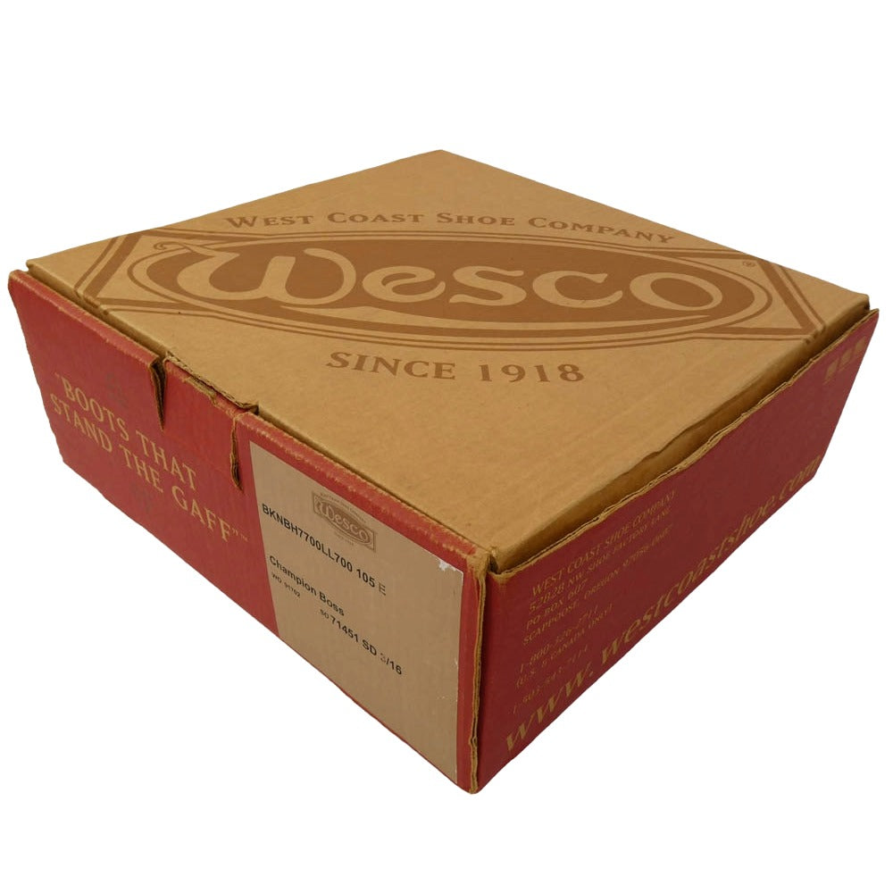 WESCO ウエスコ CHAMPION BOSS black チャンピオン ボス ノンスチール エンジニア ブーツ ブラック系 US10.5E【中古】
