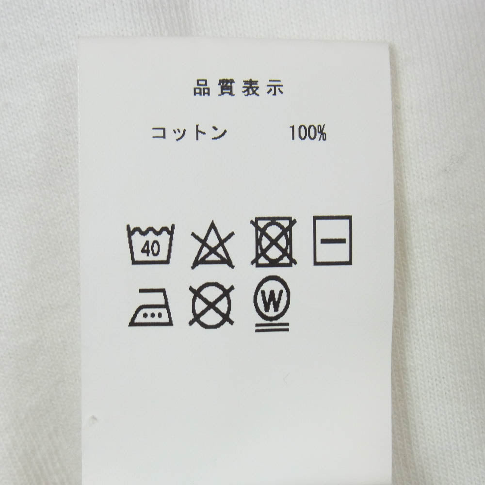 DESCENDANT ディセンダント 23SS CACHALOT SS カシャロ ロゴ ショートスリーブ 半袖 Tシャツ ホワイト系 4【中古】