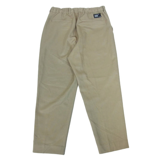 NEIGHBORHOOD ネイバーフッド 23SS 231AQNH-PTM04 TAPERED SILHOUETTE PANTS テーパード シルエット パンツ ベージュ系 L【中古】