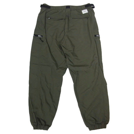 WTAPS ダブルタップス 20SS 201TQDT-PTM06 TRACKS TROUSERS トラック トラウザーズ ナイロン パンツ カーキ系 1【中古】