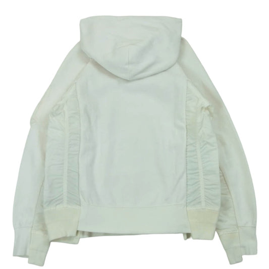 NIKE ナイキ CW2419-100 × SACAI サカイ NRG HOODY フーディ プルオーバー パーカー ホワイト系 S【中古】