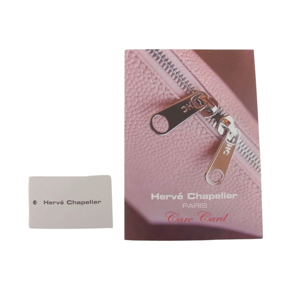 Herve Chapelier エルベ・シャプリエ WEB限定カラー 707CB フュズイ×フューシャ 舟型トートM バッグ グレー系【中古】