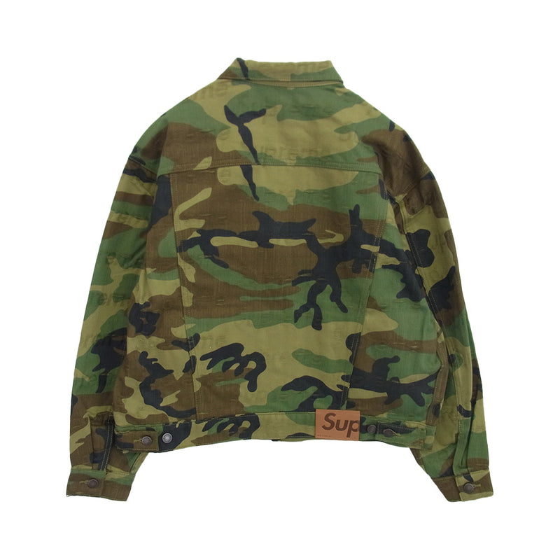 Supreme シュプリーム 25AW Jacquard Logos Denim Trucker Jacket ジャ