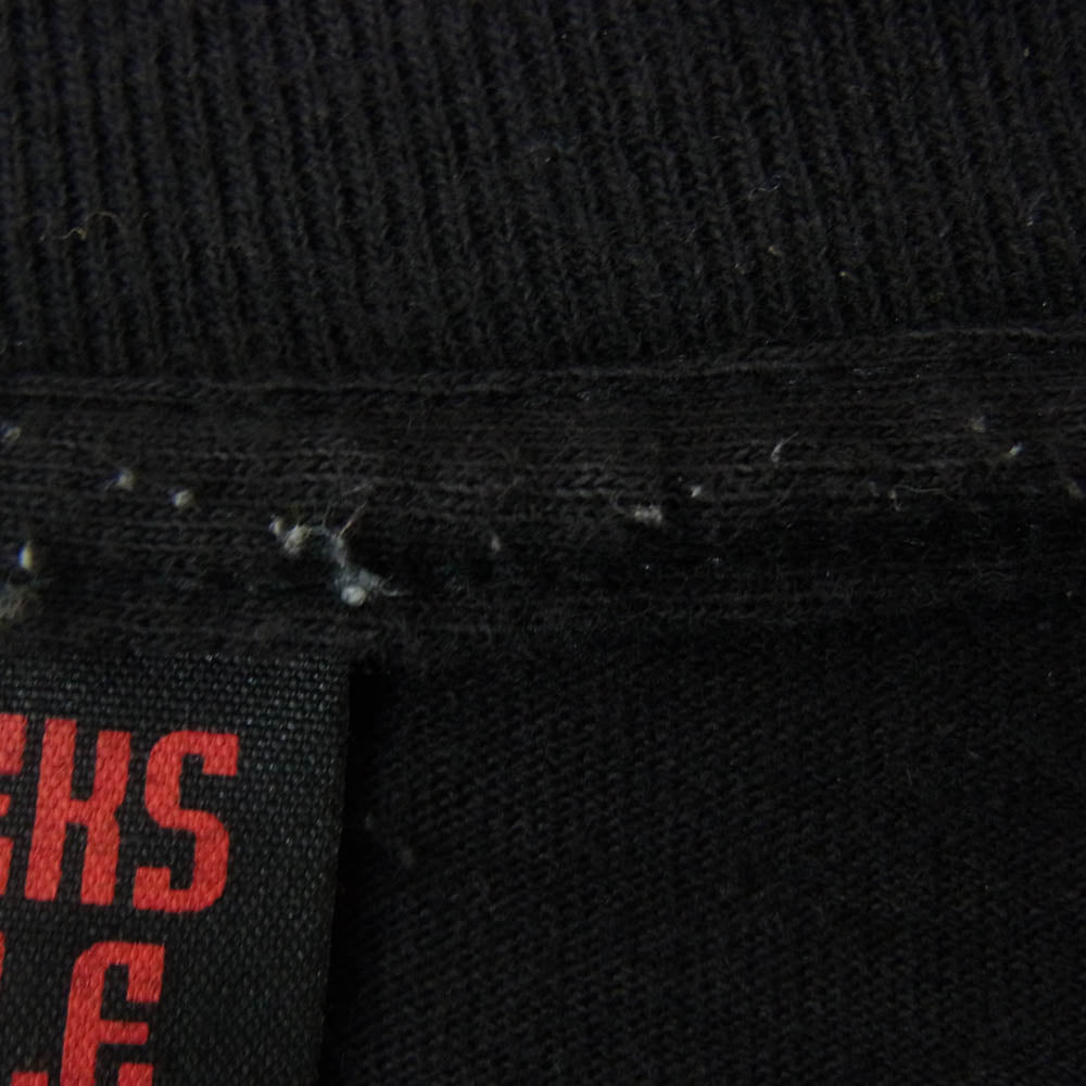 GEEKS RULE ギークスルール 15 × NEON GENESIS EVANGELION SILKSCREEN PRINTING T SHIRT VOL.03 新世紀エヴァンゲリオン プリント 半袖 Tシャツ ブラック XXL ブラック系 XXL【中古】