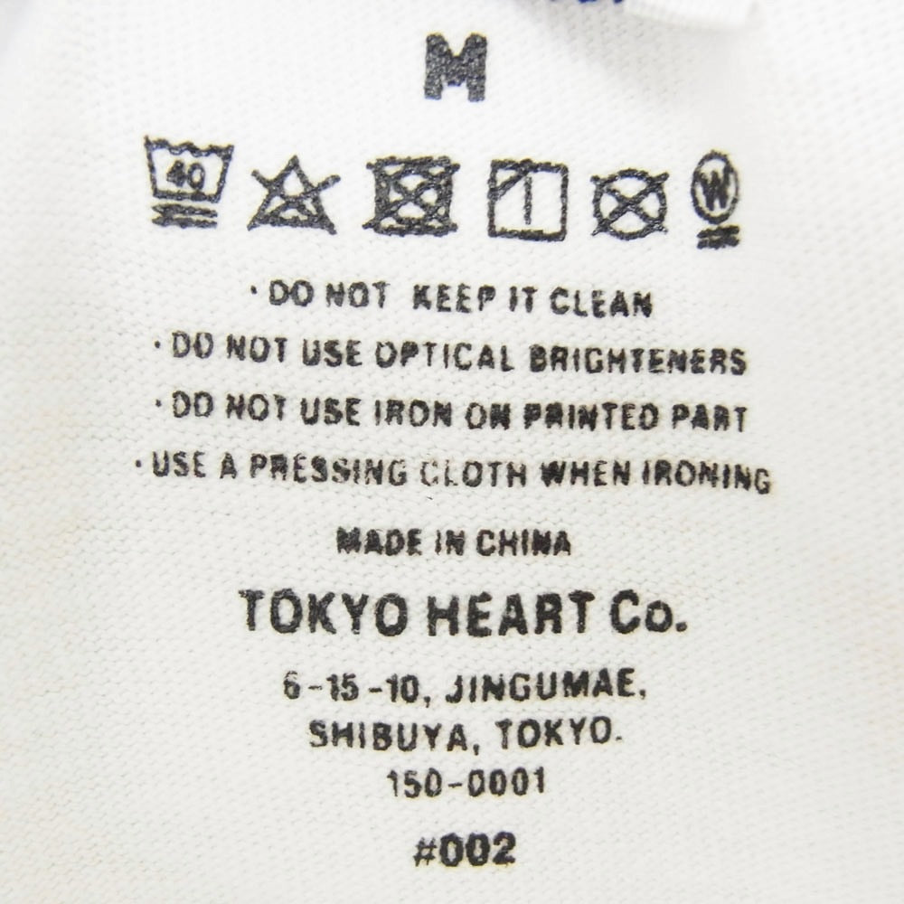 タトゥースタジオヤマダ 24AW BLUE GROOVE クルーネック 半袖Tシャツ ホワイト系 M【中古】