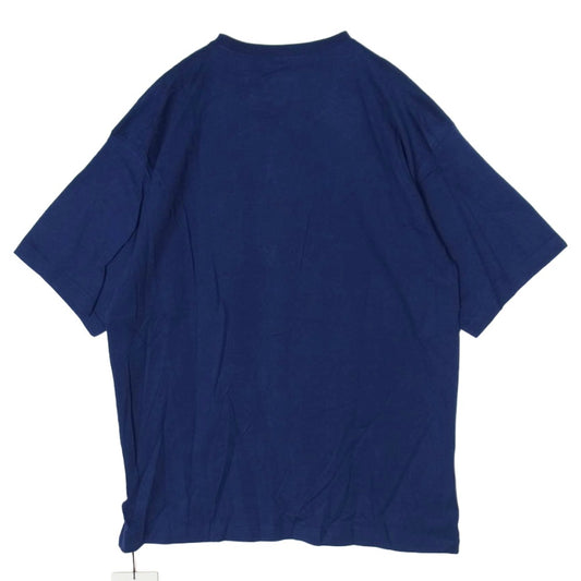 WTAPS ダブルタップス 21SS 211ATDT-CSM03 SS COTTON BLUE コットン クルーネック ポケット ピスタグ 半袖 Tシャツ カットソー ブルー系 L【極上美品】【中古】