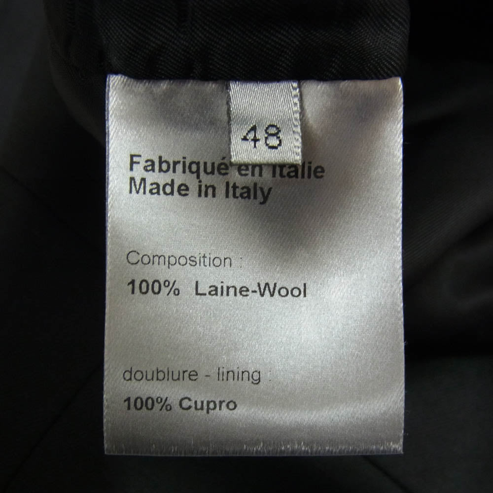 DIOR HOMME ディオールオム 07SS 7E3160010082 エディ期 ダブルブレスト ジレ ベスト ブラック系 48【中古】